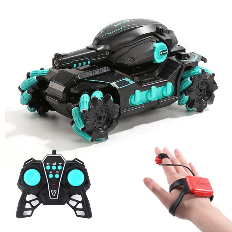 Water Bullet Hand Gesture Remote Control Tanks New Rc Drift Car Electronic Battle Spraying Shooting Vehicle 1/16 Rc Tank Toy 