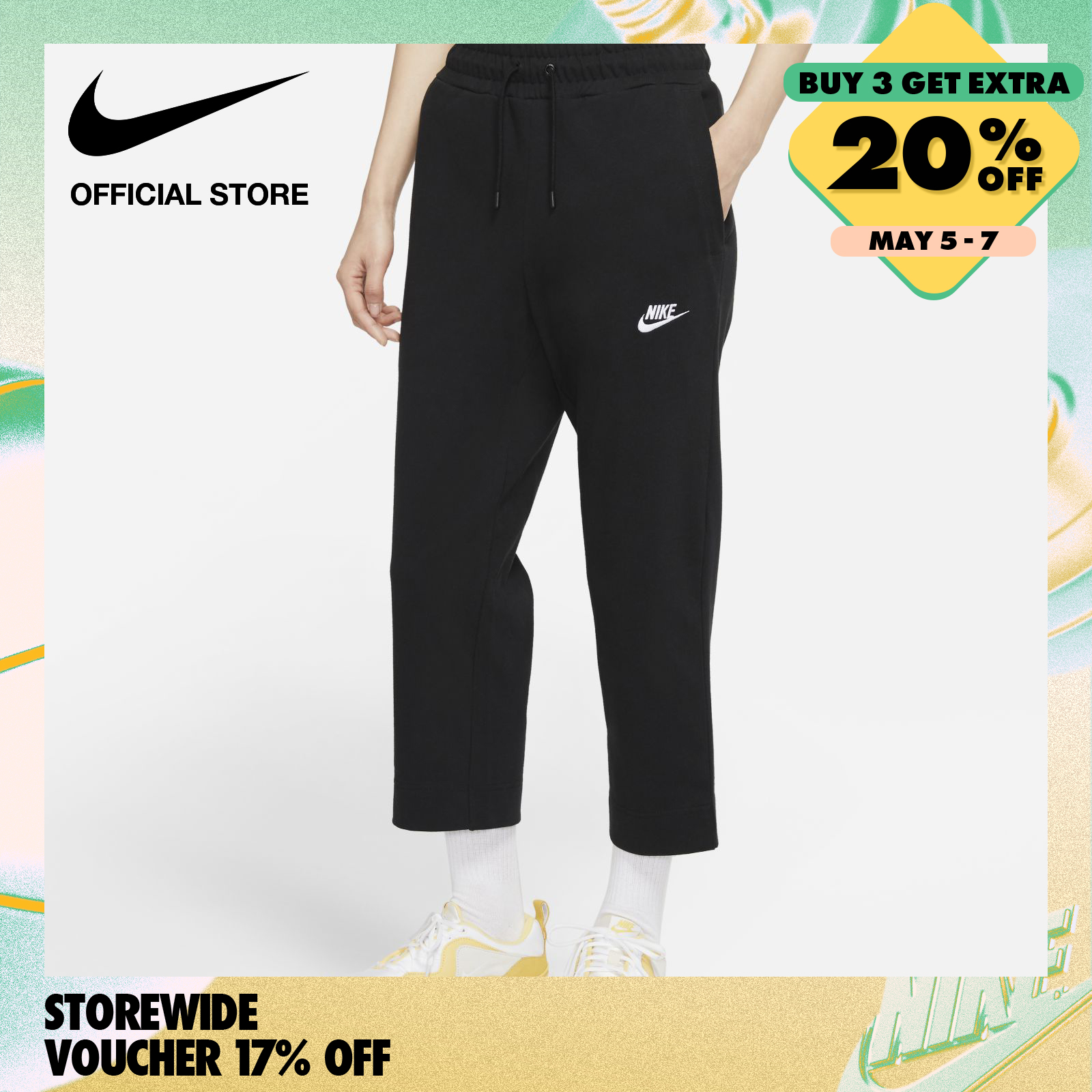 Nike Women's Sportswear 7/8 Pants - Black