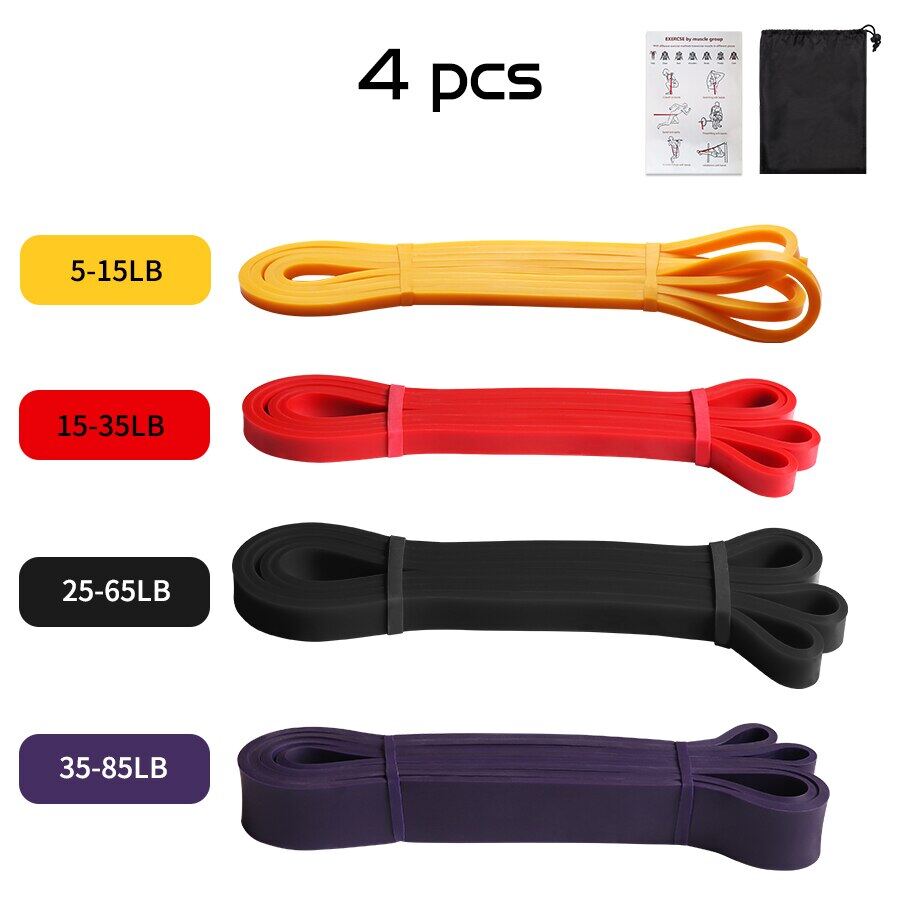 Latex Heavy Duty Resistance Band Elastic Exercise Band For Sport Strength Pull Up Assist Band Workout Pilates Fitness Equipment