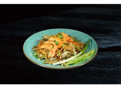 Singapore Hokkien Prawn Mee