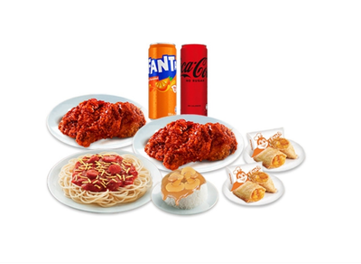 Korean-style Sweet & Spicy Chicken Combo for 2