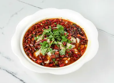 Spicy Sichuan Style Stewed Mandarin Fish