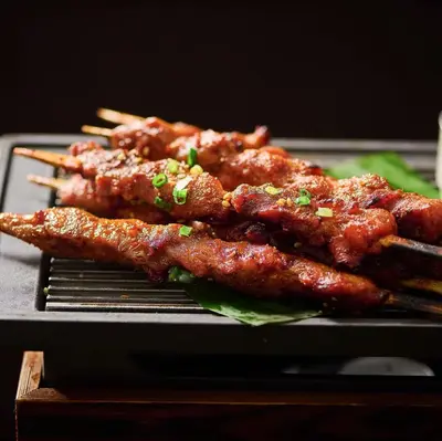 Pork Rib Edge Skewers