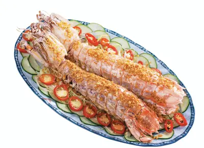 Signature Popping Shrimp with Spiced Salt