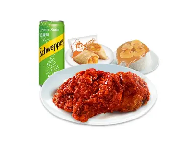 Korean-style Sweet & Spicy Chicken Combo