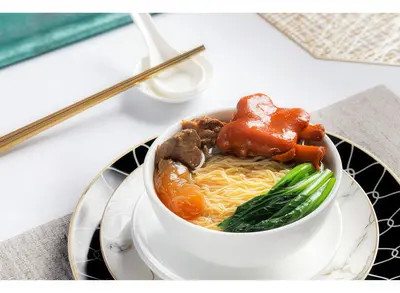 Noodles in Soup with 2 Selections