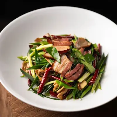 Xuanwei Bacon Stir-Fried Pork Liver Mushroom