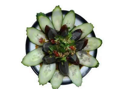 Chilled Preserved Egg Salad