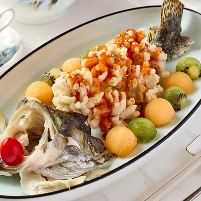 Deep-fried Sweet and Sour Fish with Pine Nuts