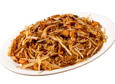 Stir-Fried Rice Noodle With Seafood In XO Sauce