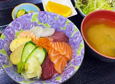 Sashimi Rice ball Set