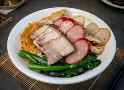 Mixed Marinated Meat Rice