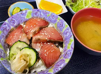 Amberjack Pickled Rice Bowl Set